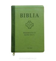 Biblia pierwszego Kościoła z paginatorami i suwakiem kolor zielony
