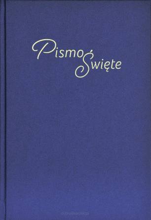 Biblia Gdańska UBG - Normalna czcionka F1 oprawa twarda granat