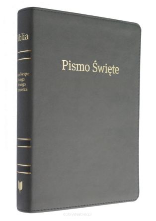 Biblia EIB mała, Premium, kolor ciemny szary