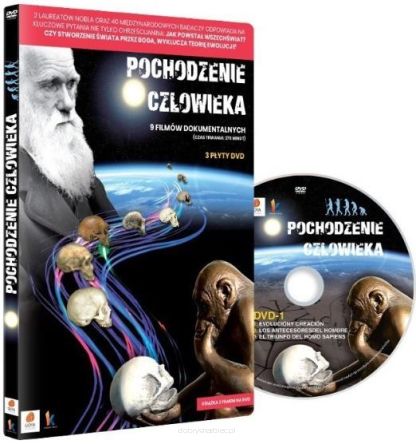 Pochodzenie człowieka - książka + 3DVD